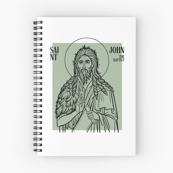 Item preview, Saint John the Baptist and Forerunner Minimalist Icon designed and sold by maddieelysse.