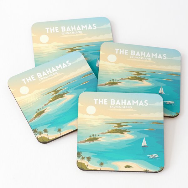 Item preview, Exuma Island The Bahamas - Travel Art designed and sold by Marciolini.
