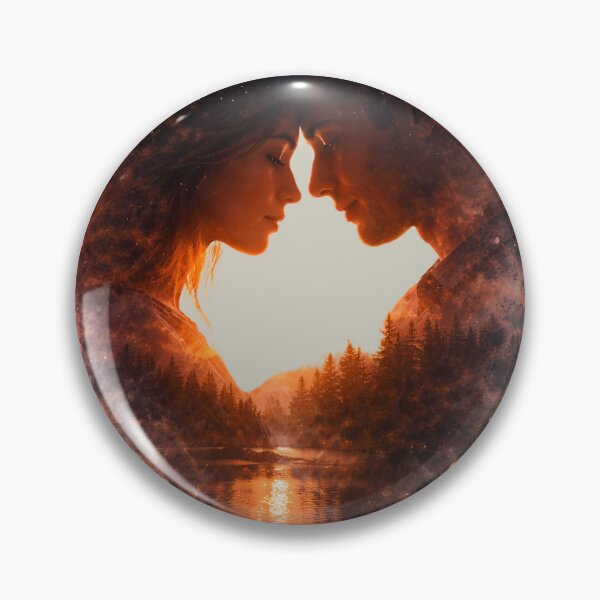 Item preview, Eternal Love – Romantic Double Exposure Couple at Sunset designed and sold by Y-MOONSTAR.