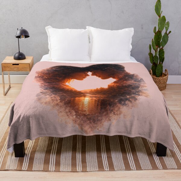 Item preview, Eternal Love – Romantic Double Exposure Couple at Sunset designed and sold by Y-MOONSTAR.