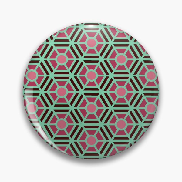 Item preview, Vintage Bee Inspired Hoodstooth - Abstract Geometric Shape Pattern  - Baptism Gifts designed and sold by RoyalStarsPatts.