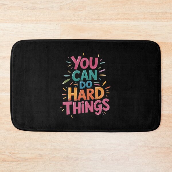 Item preview, Ykomow You Can Do Hard Things Teacher designed and sold by MarkLeedsArt.