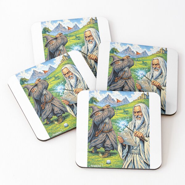 Item preview, Gandalf and Saruman Golf Buddies LOTR designed and sold by Timplates.