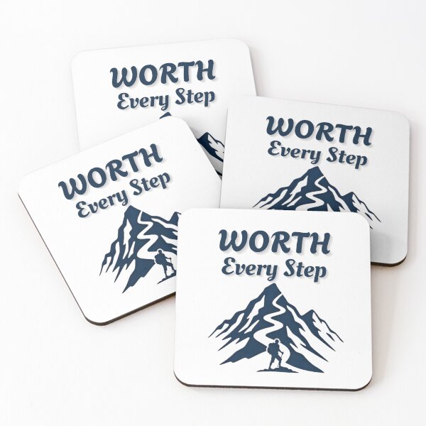 Item preview, Worth Every Step Hiking designed and sold by Ink Magic.