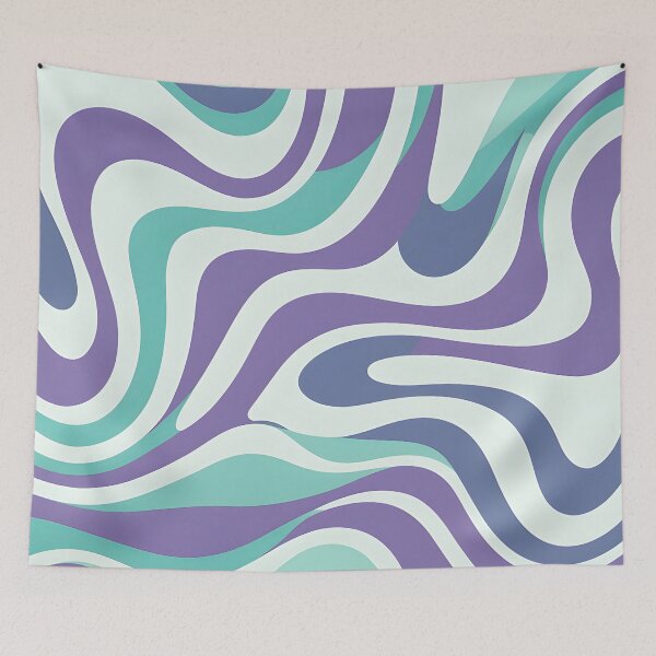 Item preview, Retro Liguid Swirl Pattern,  designed and sold by Prints and Lifestyle.