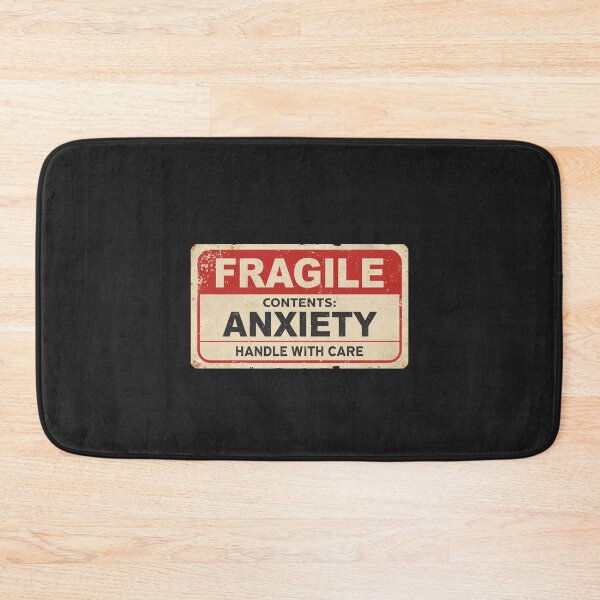 Item preview, Fragile Contents Anxiety | Distressed Grunge Warning Label designed and sold by VENOHA.