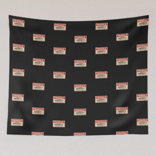 Item preview, Fragile Contents Anxiety | Distressed Grunge Warning Label designed and sold by VENOHA.