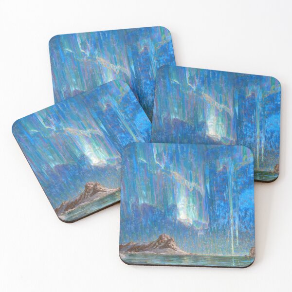 Item preview, Northern Lights by Anna Boberg (c.1900) //Public Domain designed and sold by Vernissage-dart.