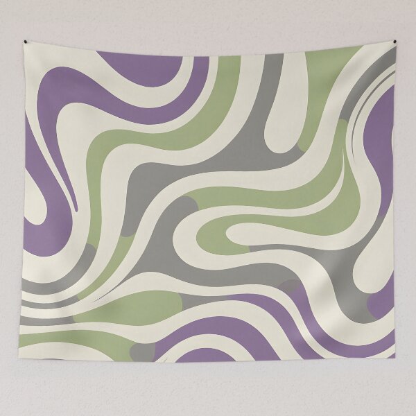 Item preview,  Retro Liguid Swirl Pattern,  designed and sold by Prints and Lifestyle.