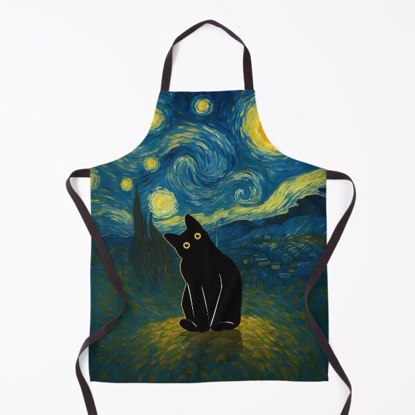 Item preview, cat starry night designed and sold by PurrfectHome.