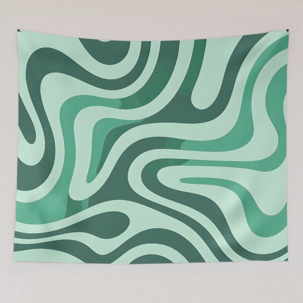 Item preview, Retro  Liguid Swirl Pattern,  designed and sold by Prints and Lifestyle.