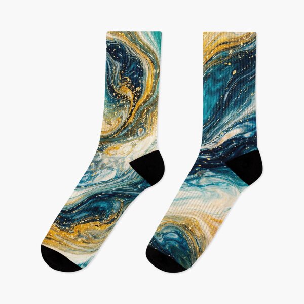 Item preview, Cosmic Ocean Flow Abstract Art designed and sold by Orbit&Ink.