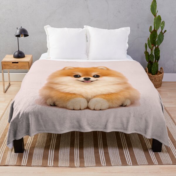 Item preview, Pomeranian Puppy with Fluffy Teddy Bear Look designed and sold by dogmomtees.