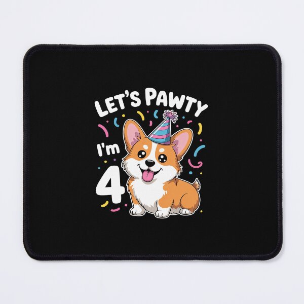 Item preview, 4 Years Old Corgi Dog Lover 4th Birthday Party Outfit Kid designed and sold by MarkLeedsArt.