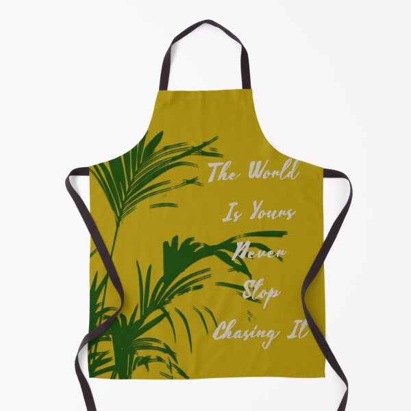 Item preview, the world is yours - tropical palm leaf boho art designed and sold by ILOMON-ARTIVE.