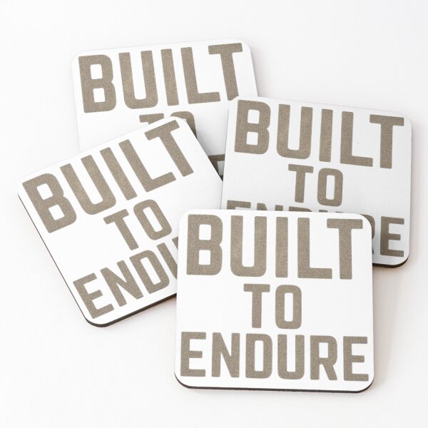 Item preview, Built to Endure Bold Minimal Typography With Grit Aesthetic designed and sold by ViursArtsStore.