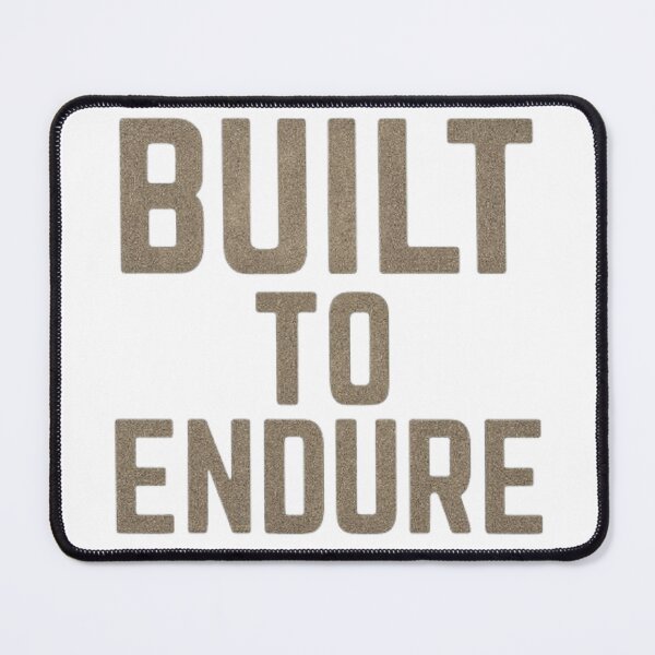 Item preview, Built to Endure Bold Minimal Typography With Grit Aesthetic designed and sold by ViursArtsStore.