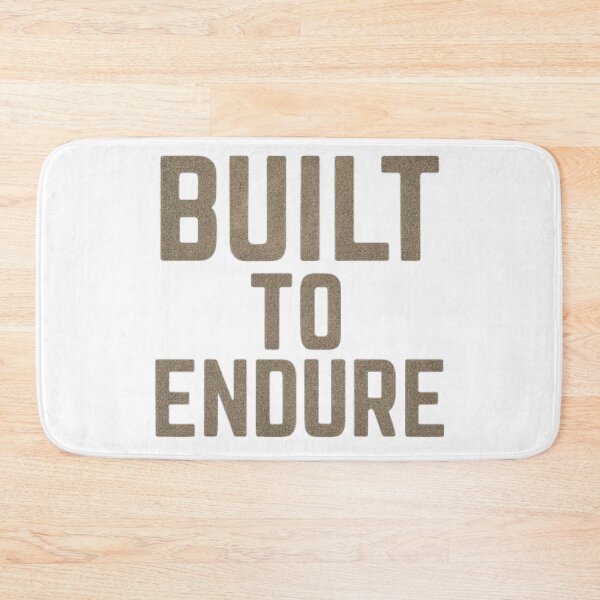 Item preview, Built to Endure Bold Minimal Typography With Grit Aesthetic designed and sold by ViursArtsStore.