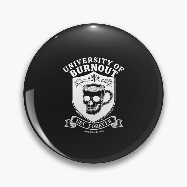 Item preview, University of Burnout | Skull Coffee Mug Dark Academia designed and sold by VENOHA.