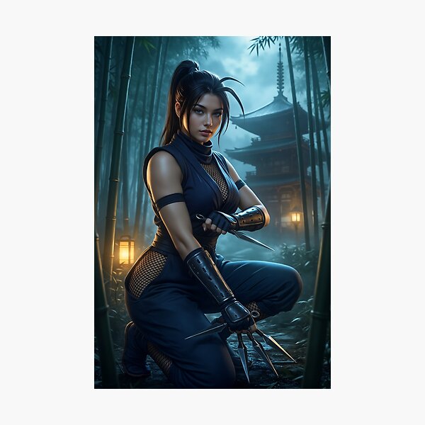 Item preview, Shadow Sprint – Agile Ninja Beauty Art designed and sold by Mystique Noir.