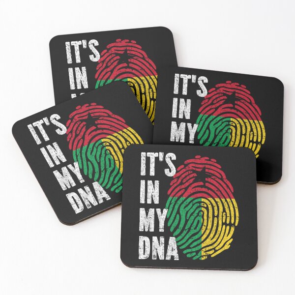 Item preview, IT'S IN MY DNA Guinea-Bissau Flag Roots designed and sold by CosmoKitsch.