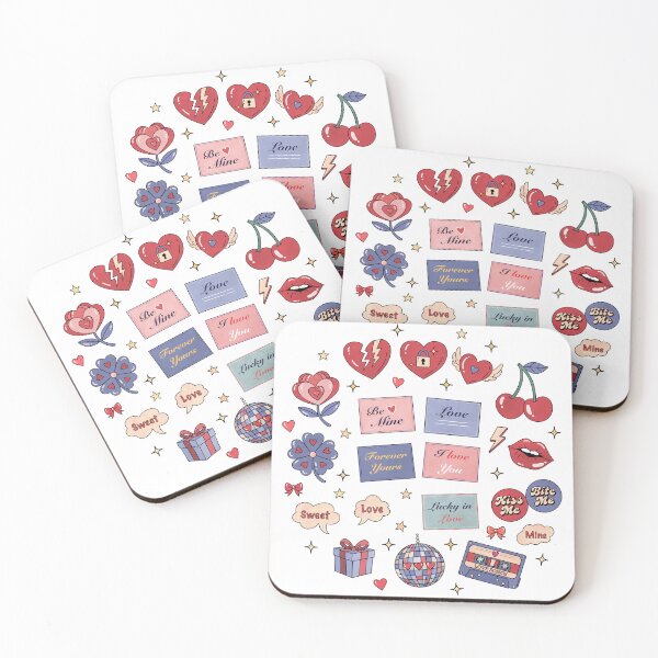 Item preview, Valentine’s Day Sticker Pack – Hearts, Quotes & Icons designed and sold by tviyluv.