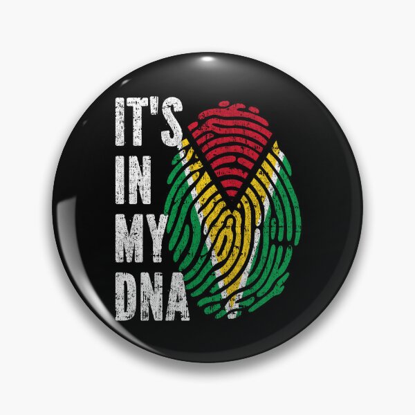 Artikelvorschau, ES LIEGT IN MEINER DNA – Guyana-Flagge – Wurzeln entworfen und verkauft von CosmoKitsch.