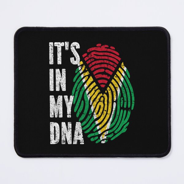 Item preview, IT'S IN MY DNA Guyana Flag Roots designed and sold by CosmoKitsch.