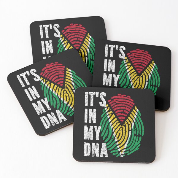 Item preview, IT'S IN MY DNA Guyana Flag Roots designed and sold by CosmoKitsch.