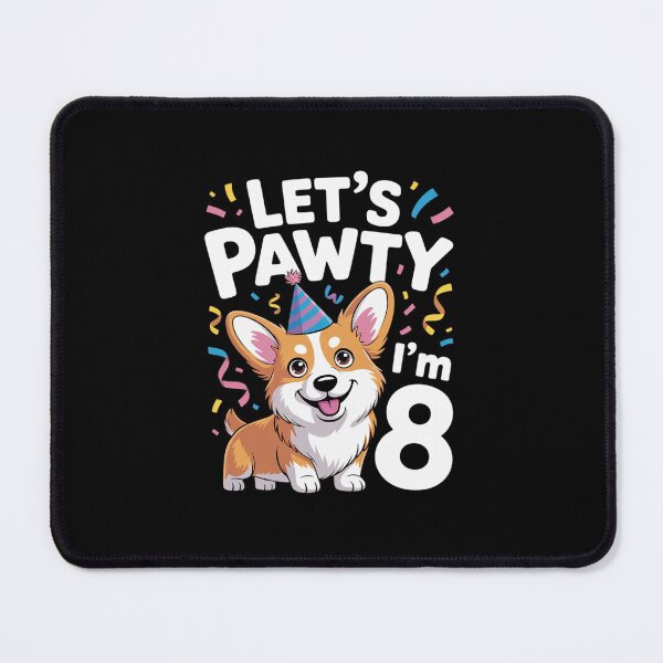 Item preview, 8 Years Old Corgi Dog Lover 8th Birthday Party Outfit Kid designed and sold by MarkLeedsArt.