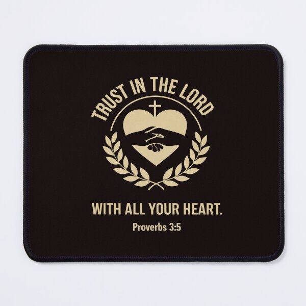Item preview, Trust in the Lord With All Your Heart – Proverbs 3:5 Christian Design designed and sold by LawsonPrints.