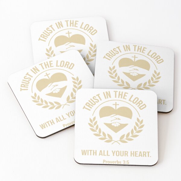 Item preview, Trust in the Lord With All Your Heart – Proverbs 3:5 Christian Design designed and sold by LawsonPrints.