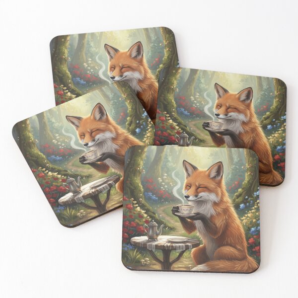 Item preview, Serene Sips in Sunlit Woods designed and sold by FoxVibes.