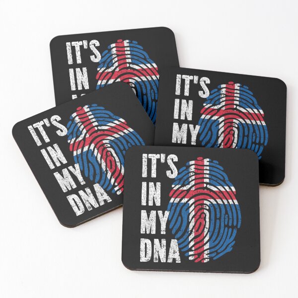 Item preview, IT'S IN MY DNA Iceland Flag Roots designed and sold by CosmoKitsch.