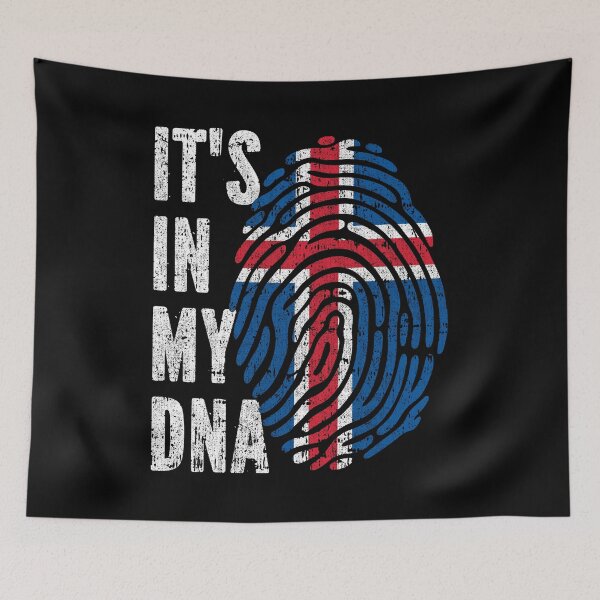 Item preview, IT'S IN MY DNA Iceland Flag Roots designed and sold by CosmoKitsch.