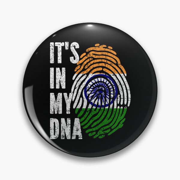 Item preview, IT'S IN MY DNA India Flag Roots designed and sold by CosmoKitsch.