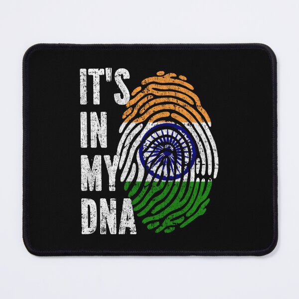 Item preview, IT'S IN MY DNA India Flag Roots designed and sold by CosmoKitsch.