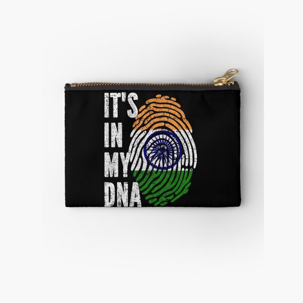 Item preview, IT'S IN MY DNA India Flag Roots designed and sold by CosmoKitsch.
