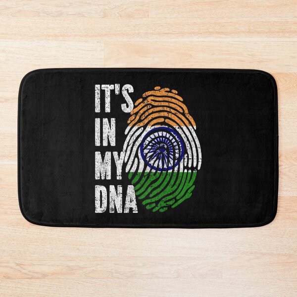 Item preview, IT'S IN MY DNA India Flag Roots designed and sold by CosmoKitsch.