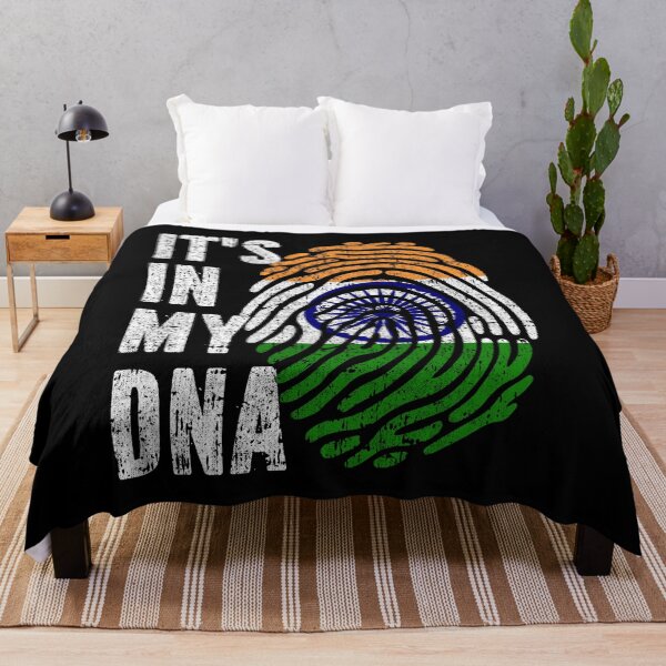 Item preview, IT'S IN MY DNA India Flag Roots designed and sold by CosmoKitsch.