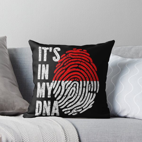 Item preview, IT'S IN MY DNA Indonesia Flag Roots designed and sold by CosmoKitsch.