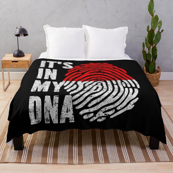 Item preview, IT'S IN MY DNA Indonesia Flag Roots designed and sold by CosmoKitsch.