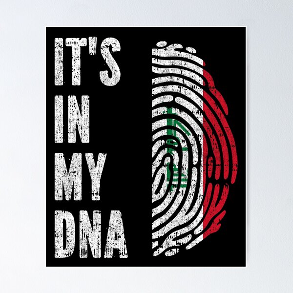 Item preview, IT'S IN MY DNA Iraq Flag Roots designed and sold by CosmoKitsch.