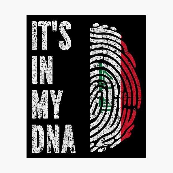 Item preview, IT'S IN MY DNA Iraq Flag Roots designed and sold by CosmoKitsch.