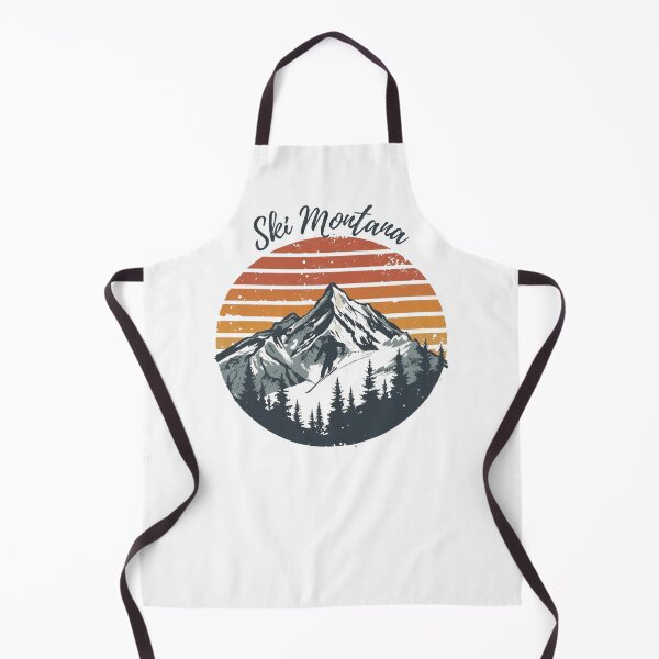 Item preview, Ski Montana Retro Skiing Design Vintage Alpine Mountain Graphic for Ski Lovers designed and sold by brianmccourt10.