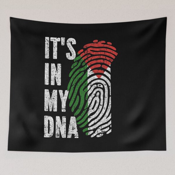 Item preview, IT'S IN MY DNA Palestine Flag Roots designed and sold by CosmoKitsch.