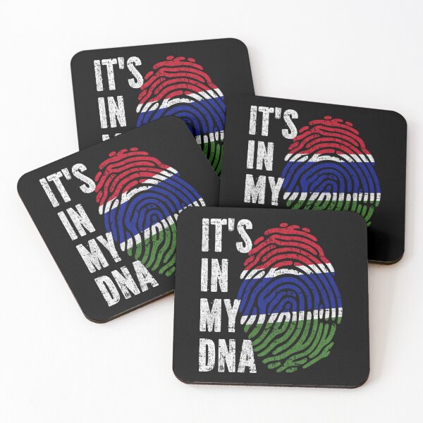 Item preview,  IT'S IN MY DNA The Gambia Flag Roots designed and sold by CosmoKitsch.