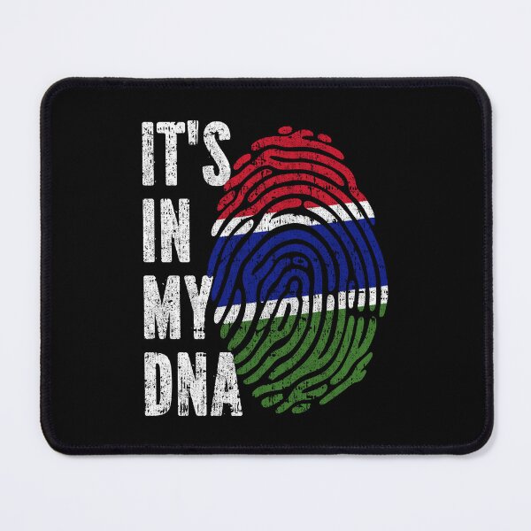 Item preview,  IT'S IN MY DNA The Gambia Flag Roots designed and sold by CosmoKitsch.
