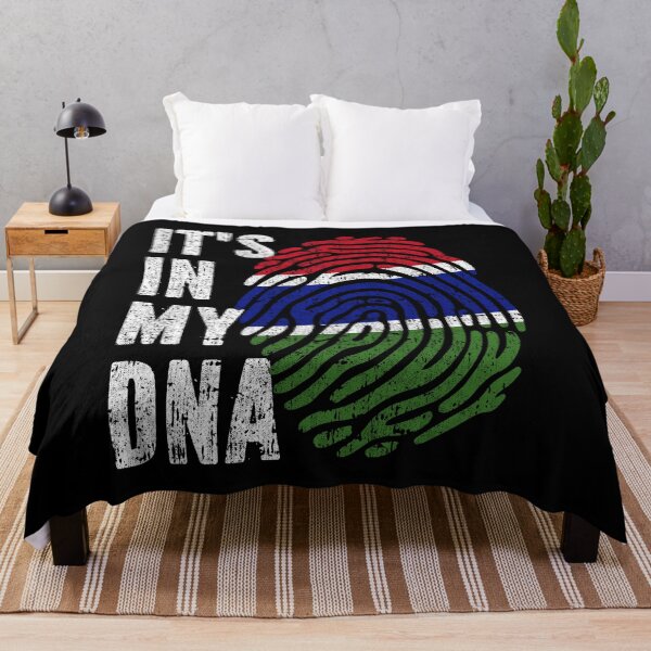 Item preview, IT'S IN MY DNA The Gambia Flag Roots designed and sold by CosmoKitsch.