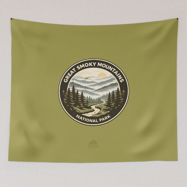 Item preview, Great Smoky Mountains National Park (USA) | Iconic Trails and Peaks Series designed and sold by WanderUpNorth.